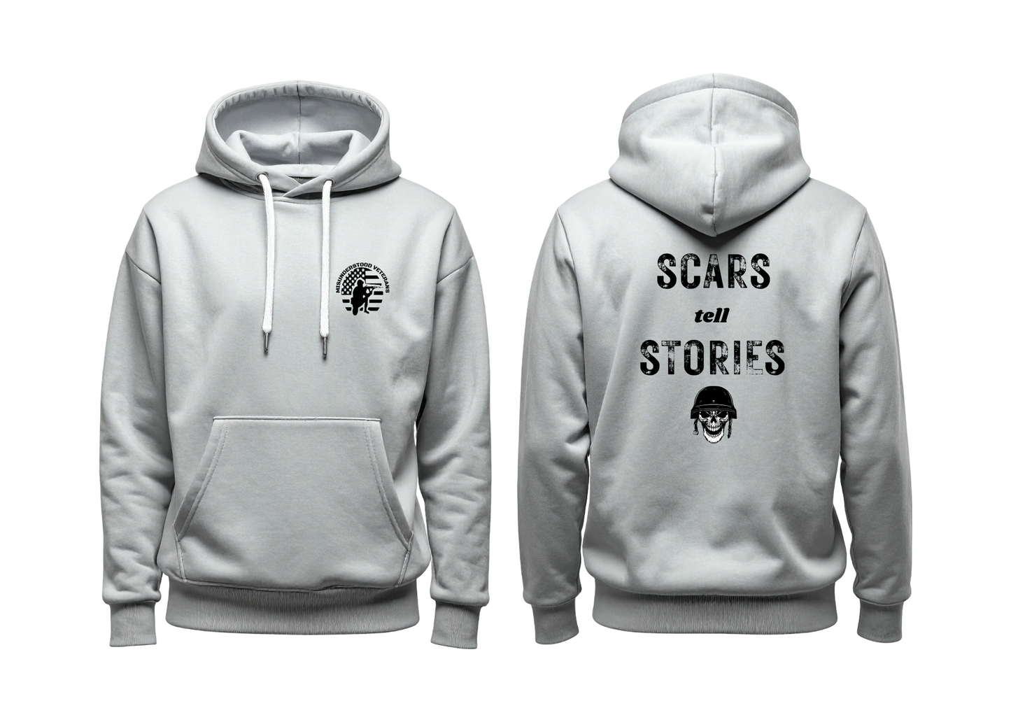 SCARS TELL STORIES HOODIE
