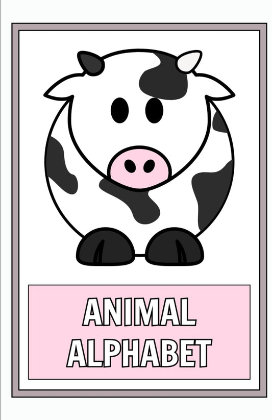 Animal Alphabet: Coloring Book