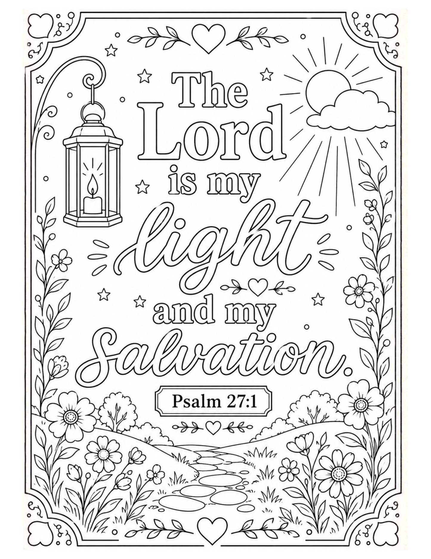 Living Scripture Coloring Book: Inspirational Bible Verses to Color and Reflect On