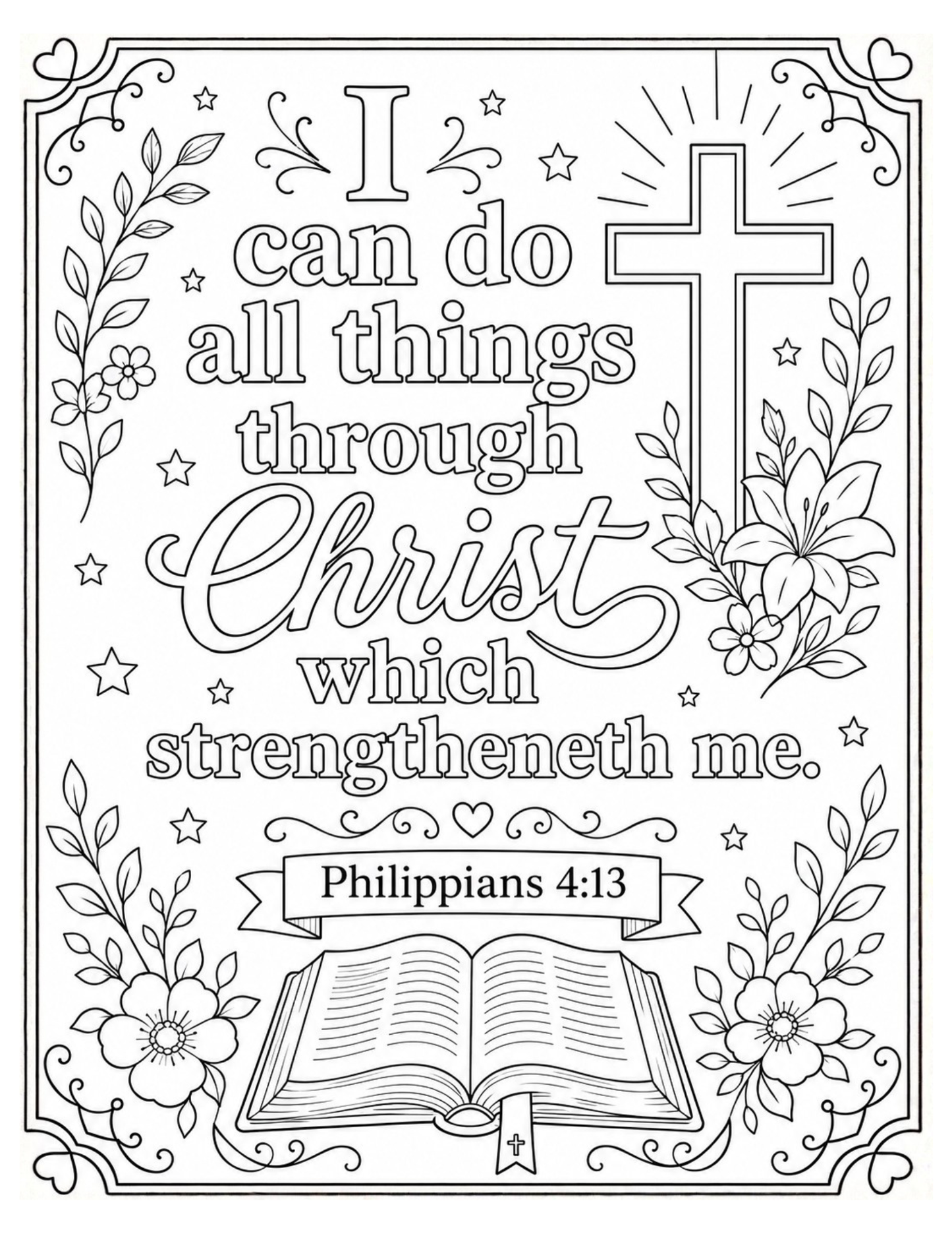 Living Scripture Coloring Book: Inspirational Bible Verses to Color and Reflect On