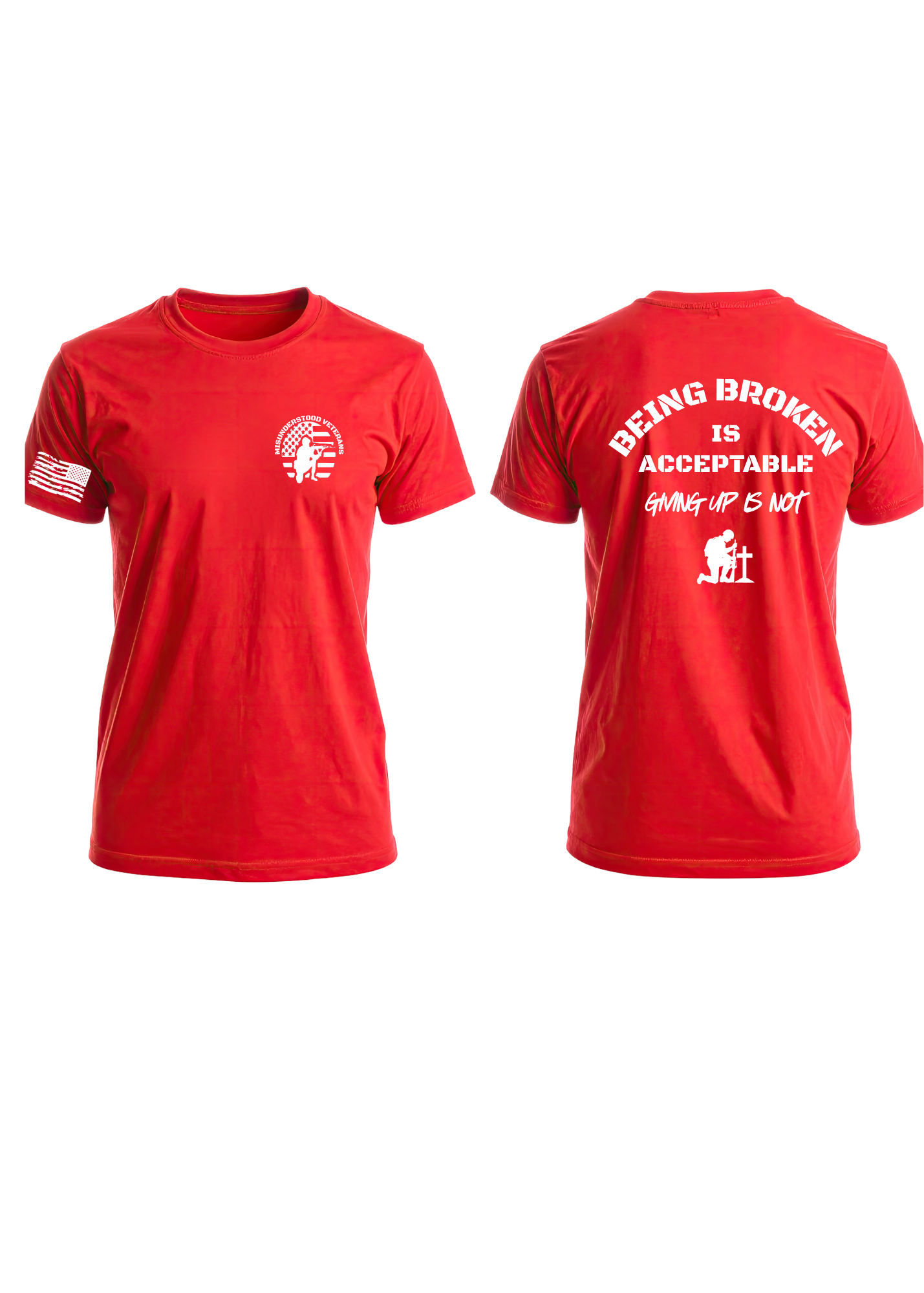 BEING BROKEN T-SHIRT