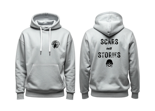 SCARS TELL STORIES HOODIE