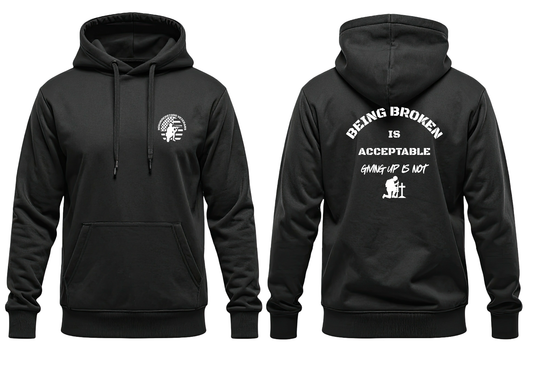 BEING BROKEN HOODIE