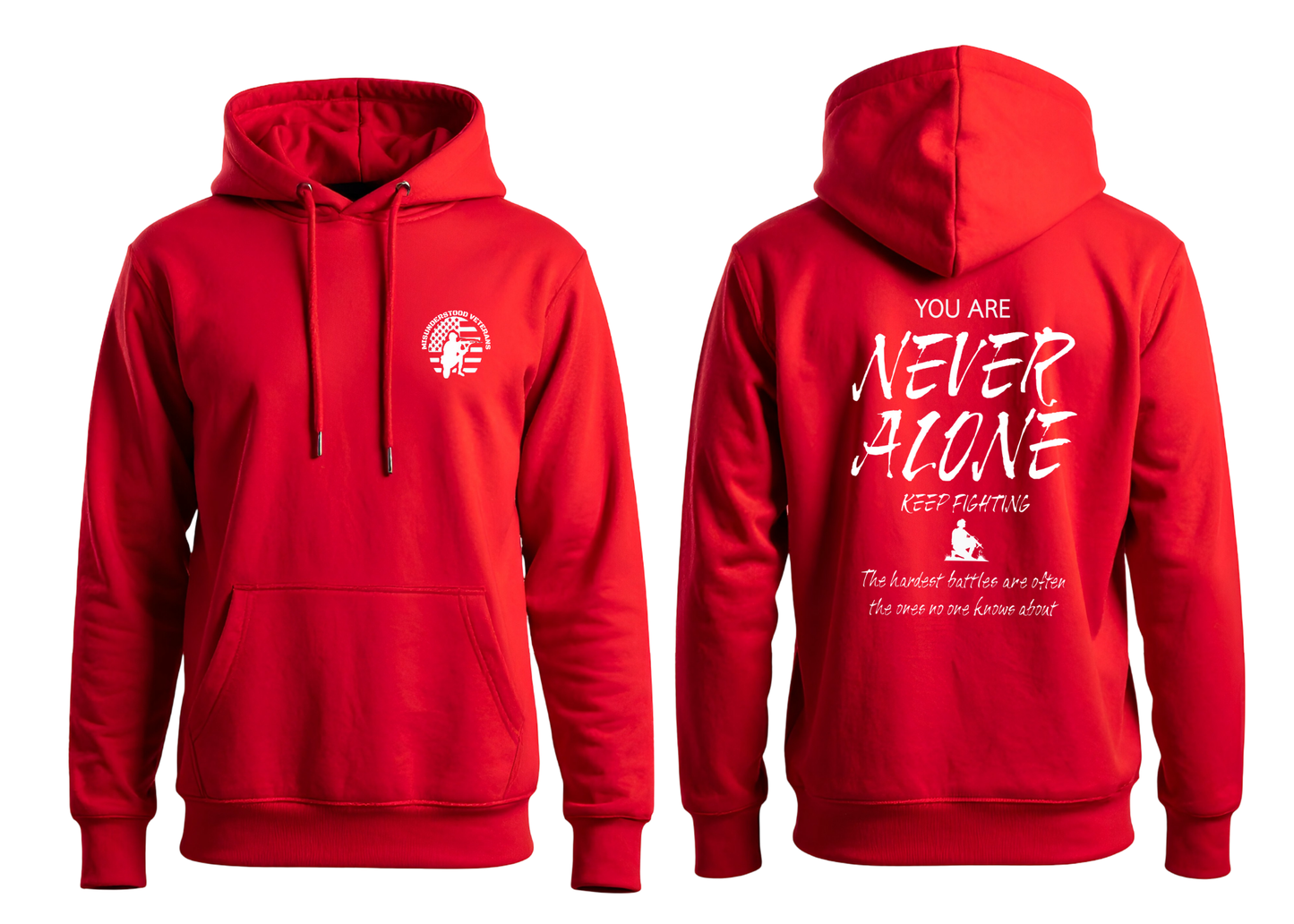 NEVER ALONE HOODIE